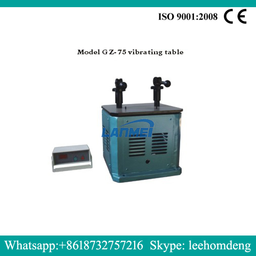 Laboratuvar GZ-75 Çimento Titreşimli Tablo