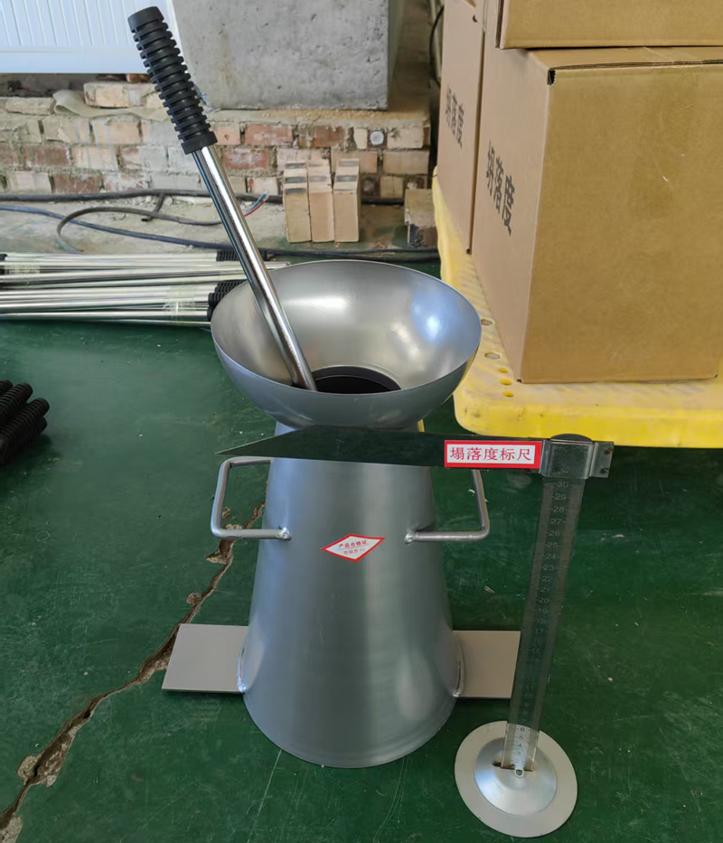 Beton dikişsiz slump koni test aparatı