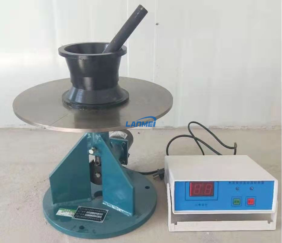 Çimento Harç Tutarlılık Testi Akış Tablosu Test Makinesi, Çimento Titreşim Ölçer